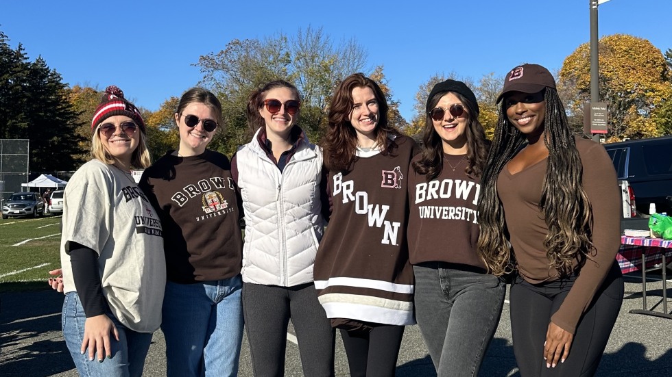 people in Brown University wear