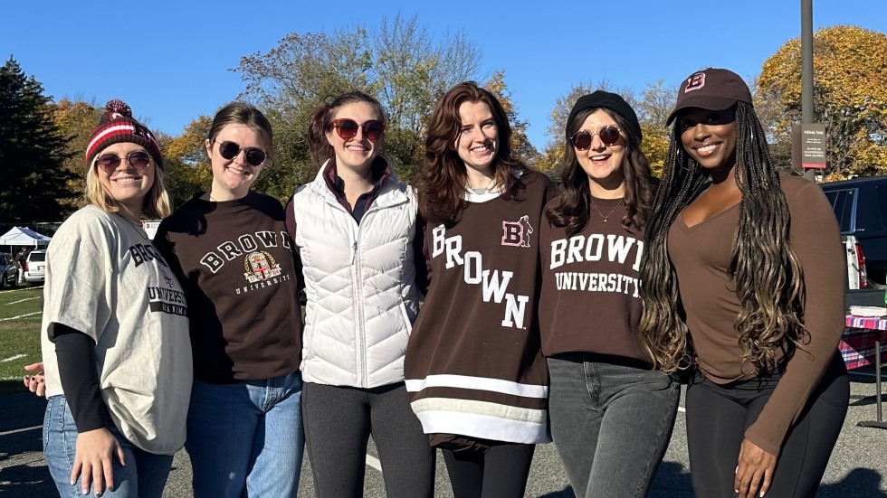 people in Brown University wear